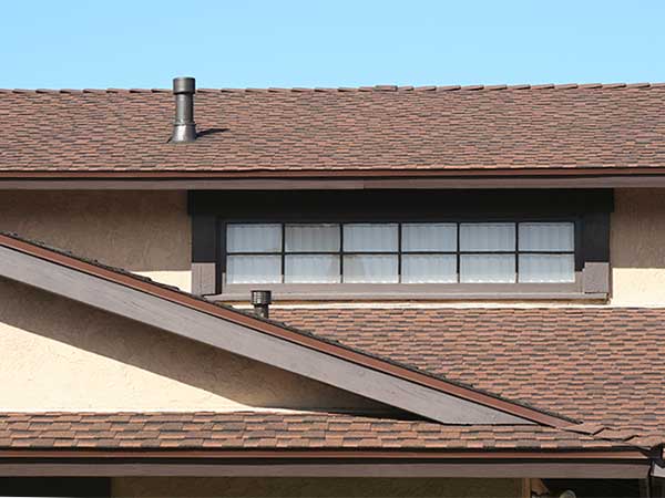 new brown asphalt roof shingle installation - multi-view